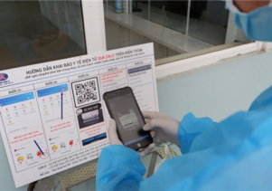Đẩy mạnh khai báo y tế điện tử phục vụ phòng chống dịch COVID-19 bằng mã QR