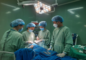 BVSN: Tiếp nhận chuyển giao kỹ thuật mổ khe hở môi vòm miệng.