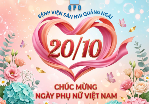 BÀI PHÁT BIỂU CHÚC MỪNG NGÀY PHỤ NỮ VIỆT NAM 20/10 TẠI BỆNH VIỆN SẢN NHI